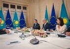 Президент Inditex Group бас директорының орынбасары Сантьяго Мартинес-Лахе Собредоны қабылдады