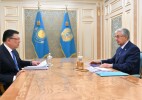 Глава государства принял заместителя Премьер-министра Каната Бозумбаева