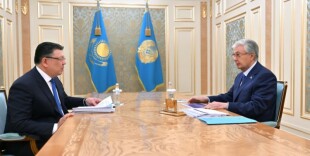 Глава государства принял заместителя Премьер-министра Каната Бозумбаева
