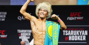 Асу Алмабаев UFC-дегі ең үздік өнері үшін бонус алды
