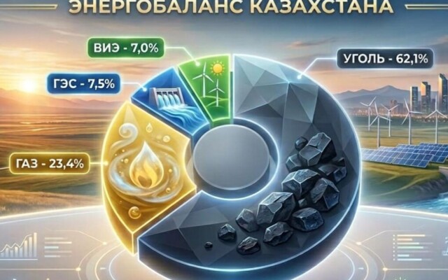 Уголь, газ или ВИЭ: что сегодня обеспечивает энергобаланс Казахстана?