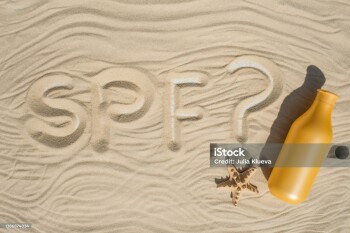 The concept of a summer holiday by the sea.