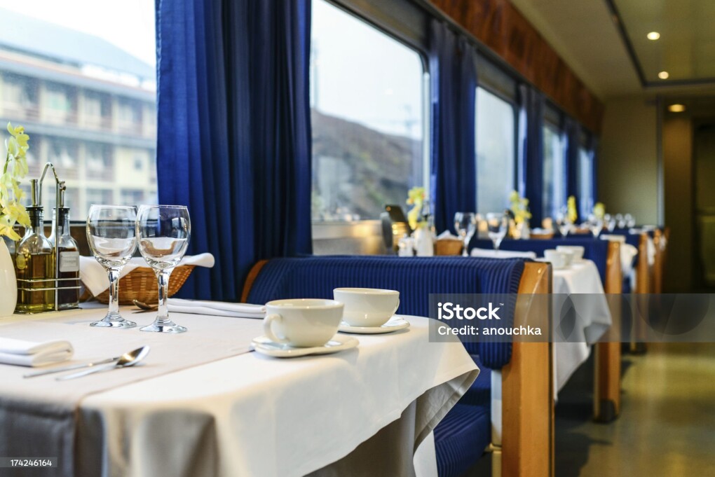 Dining Car in Train