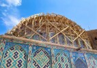 На куполе мавзолея Ходжи Ахмеда Ясави продолжаются научно-реставрационные работы