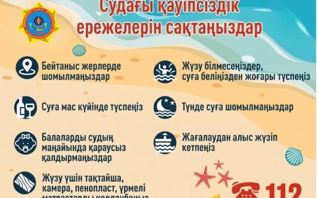 Балалардың жазғы демалыс кезіндегі қауіпсіздігі