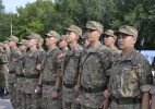 В Уральске гвардейцы Национальной гвардии получили оружие