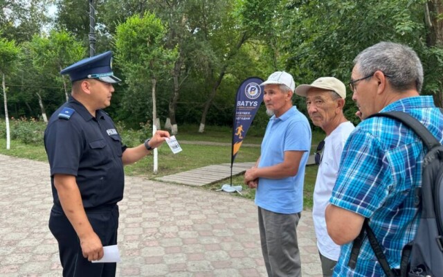 БҚО-да полиция ауқымды профилактикалық акция өткізді