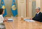 Глава государства принял заместителя Премьер-министра – министра культуры и информации Аиду Балаеву