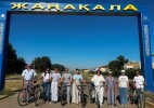 Ұлттық нақыш, велошеру және өнегелі отбасы: Жаңақалалықтар сайлауда белсенділік танытты