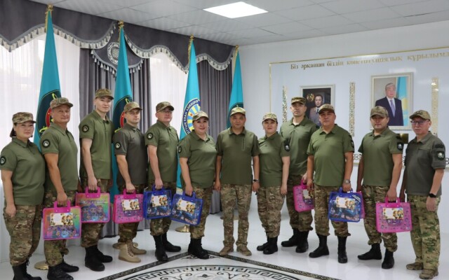 Акция «Дорога в школу» в региональном командовании «Батыс»