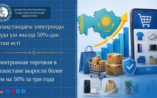 Электронная торговля в Казахстане выросла более чем на 50% за три года