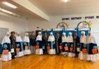 Бөрліліктер сайлауға ұлттық киіммен барды
