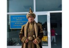 Бөкей ордасы ауданы: Жәңгір хан бейнесінде келген тұрғын көпшіліктің назарын аударды