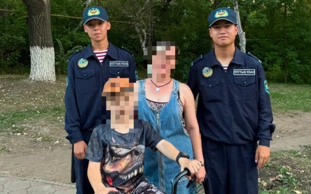 Гвардейцы Уральска помогли найти заблудившегося ребенка