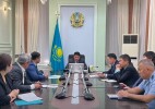 В акимате ЗКО рассмотрен вопрос использования земельных участков, переданных  в аренду для размещения испытательного полигона