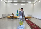 Донеділ Қажымов Сырым ауданында дауыс берді