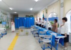 Тасқаладағы №331 сайлау учаскесінде дауыс беру басталды