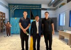 Шыңғырлау егіздері сайлау учаскесіне келді