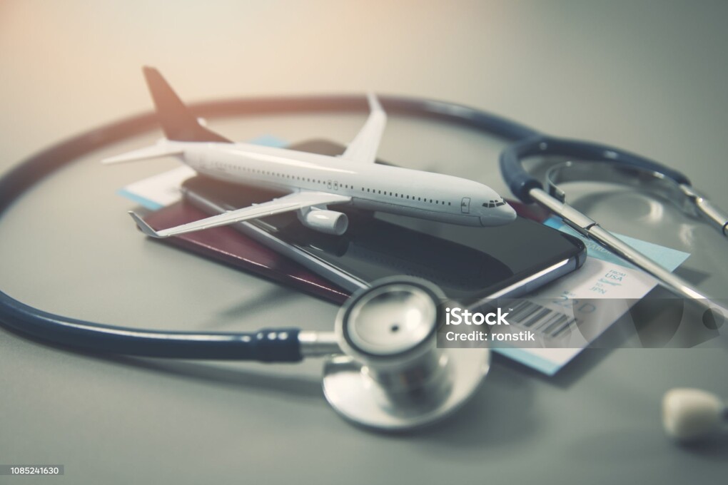 travel insurance safe trip concept