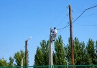 В селе Кыркопа Жангалинского района началась  модернизация электрических сетей