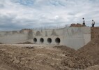 В селе Косарал  Сырымского района строят плотину