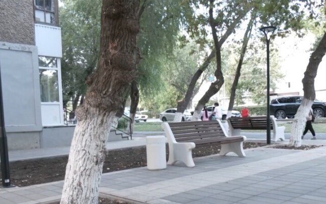 В Уральске  открылись  три мини-сквера