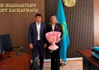 Спортсменка из ЗКО награждена нагрудным знаком «Спорт саласының үздігі»