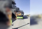 БҚО-да ТЖМ қызметкерлері маршруттық автобустағы өртті сөндірді