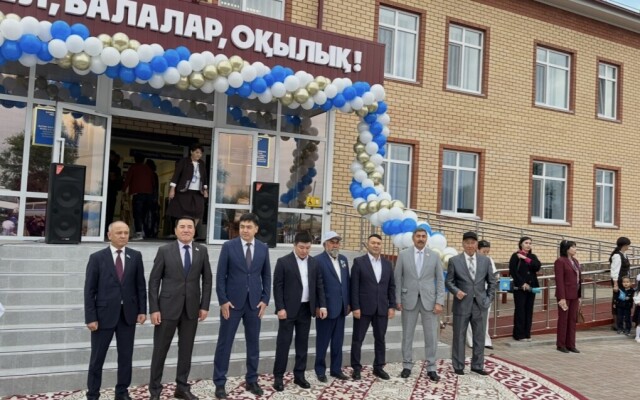Бәйтерек ауданында жаңа мектеп пайдалануға берілді