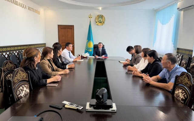 Аудан әкімінің орынбасары санитариялық - эпидемиологиялық қызмет жұмыскерлерін қабылдады