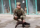Ұлттық ұланның кинология орталығында алғаш рет кинолог қыз қызметке кірісті
