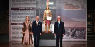 Президент Казахстана с Королем и Королевой бельгийцев посетили Национальный музей