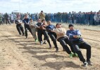 Бөкей ордасы: Хан жәрмеңкесінде қазақ күресі, арқан тартыс және қой көтеруден үздіктер марапатталды