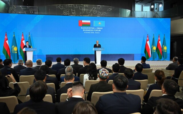 Президент Касым-Жомарт Токаев выступил на казахстанско-оманском бизнес-форуме