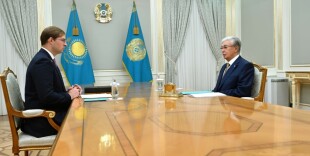 Глава государства принял президента Международной федерации шахмат (FIDE) Тимура Турлова