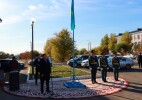 Бәйтеректе Республика күніне орай Мемлекеттік Ту көтеру рәсімі өтті