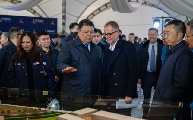 В Алатау началось строительство первого уникального небоскреба