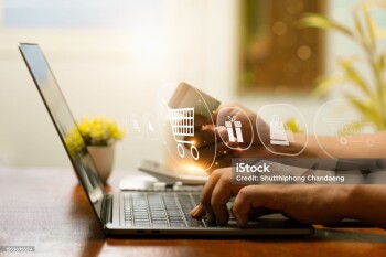online shopping concept, businessman use smartphones and credit cards to purchase products from online stores and shop on the internet, ecommerce store, online business, convenience, competitive price