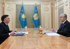 Глава государства принял председателя Верховного суда Асламбека Мергалиева