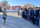 35 призывников из ЗКО отправились  на срочную воинскую службу в Талдыкорган